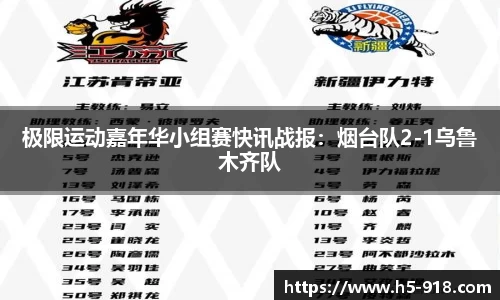 极限运动嘉年华小组赛快讯战报:烟台队2-1乌鲁木齐队